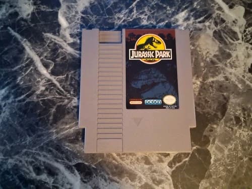 Jurassic Park Nintendo NES Authentic Tested Contacts Cleaned