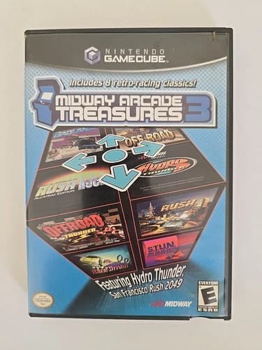 Midway Arcade Treasures 3 Nintendo GameCube Complete Tested, Very Good-Excellent