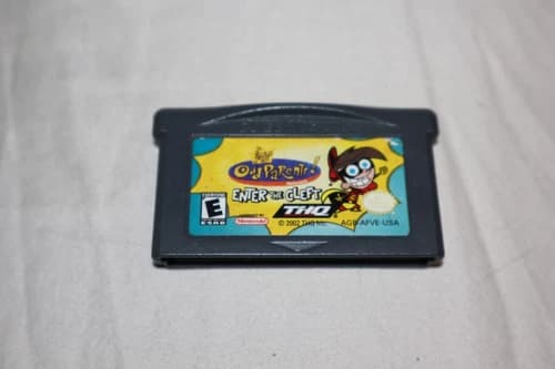 Fairly OddParents: Enter the Cleft (Nintendo Game Boy Advance) GBA Authentic