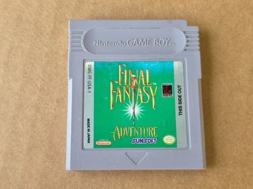 Final Fantasy Adventure Nintendo Game Boy Cartridge Tested – Authentic