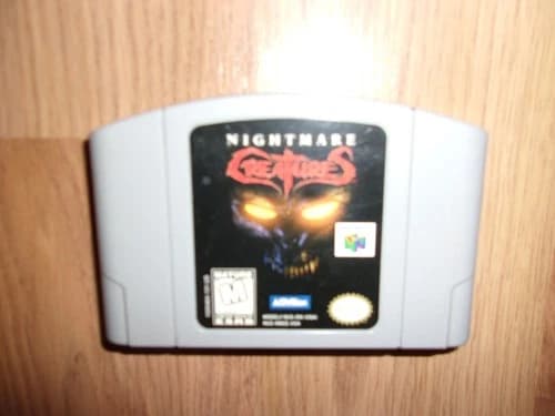 Nintendo 64 NIGHTMARE CREATURES N64 Tested Authentic Clean Game Only Working