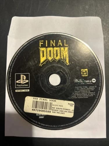 Final Doom (Sony PlayStation 1) Disc Only