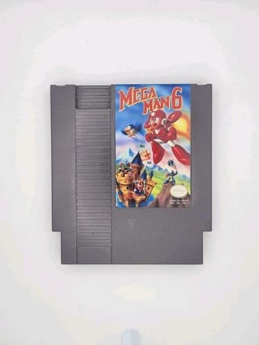 Mega Man 6 (Nintendo NES, 1994) Game Only. Clean. Fast Shipping