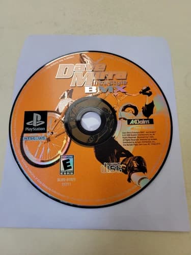 Dave Mirra Freestyle BMX PlayStation PS1 Disc Only