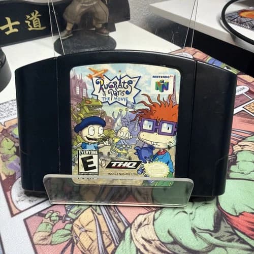 Rugrats In Paris The Movie - N64 Videogame Cartridge Tested Working