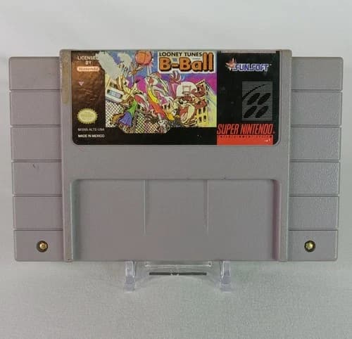 Looney Tunes B-Ball (Super Nintendo Entertainment System, 1995) Tested Working