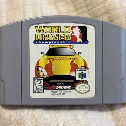 World Driver Championship 1999 Authentic N64, Tested Nintendo 64