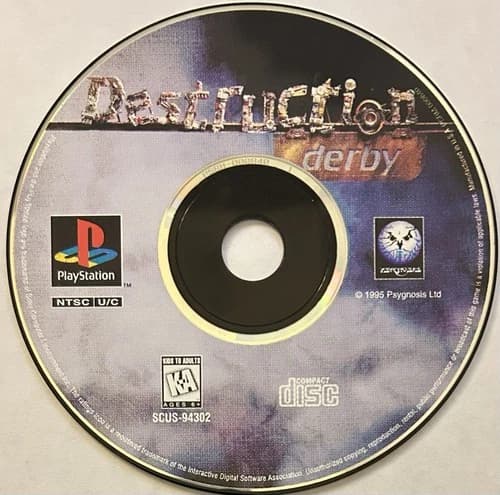 Destruction Derby - BL (Sony PlayStation 1, PS1) DISC ONLY | NO TRACKING | M2084