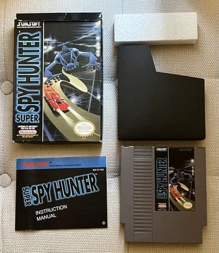 Super Spy Hunter Nes Nintendo Complete with Box And Manual