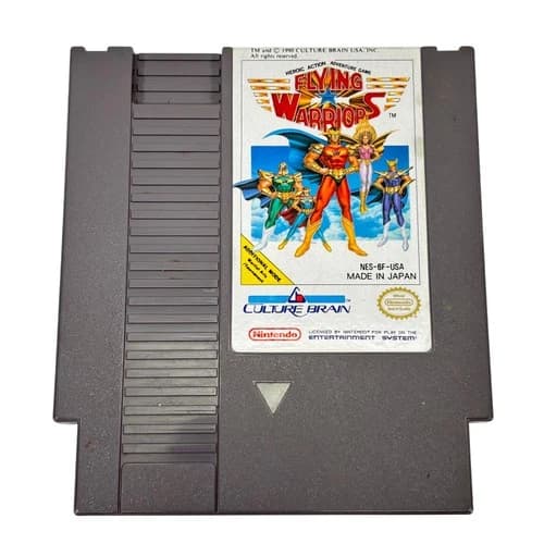 Nintendo NES - Nintendo Flying Warriors Game Cartridge