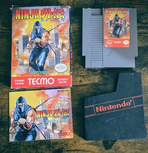 Boxed Ninja Gaiden CIB Nintendo Nes Game AUTHENTIC. Works Tested . Great Game