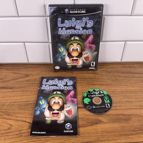 Luigi's Mansion Nintendo GameCube Retro CIB Complete with Manual Tested Works