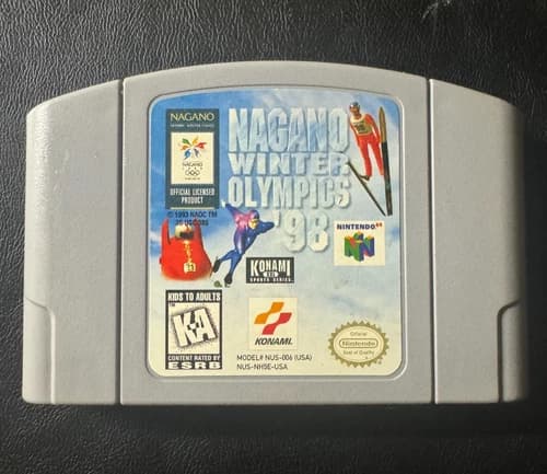 Nagano Winter Olympics '98 (Nintendo 64) - N64 Authentic, Tested & Working