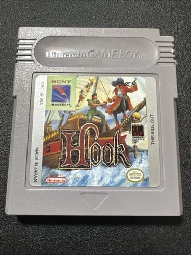 Hook (Nintendo Game Boy, 1992) Authentic and Tested