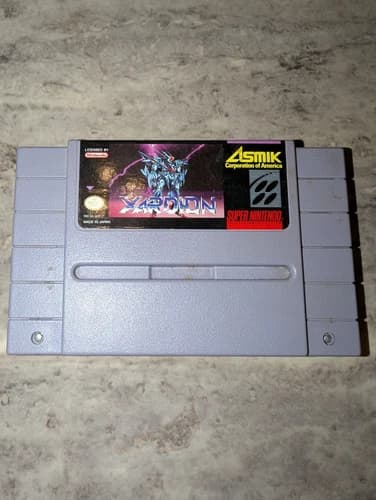 Xardion (SNES Super Nintendo 1992) Authentic and Tested