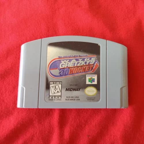 Wayne Gretzky's 3D Hockey N64 Nintendo 64 Game