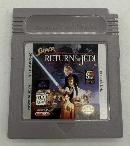 Super Star Wars: Return of the Jedi (Nintendo Game Boy, 1995) Authentic Works!