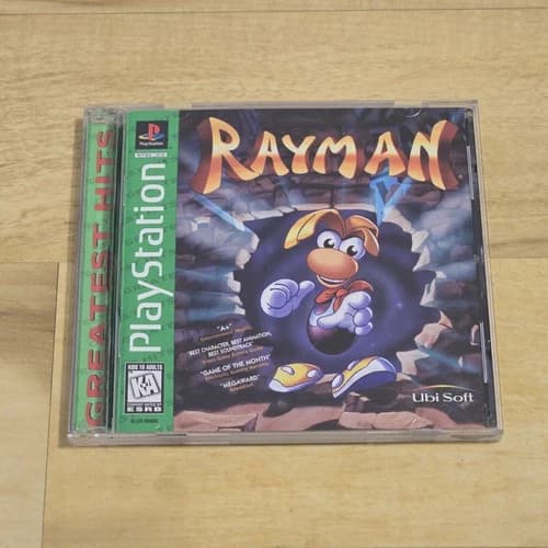 Rayman (Sony PlayStation 1 PS1 1995) Greatest Hits CIB Complete Tested & Working