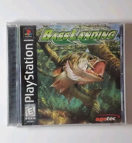 Bass Landing PlayStation 1 PS1 - Complete CIB Fishing Game - Tested - Case Broke