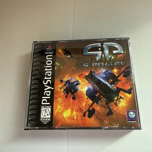 Sony Playstation 1 PS1 G-Police CIB W/ Reg Card