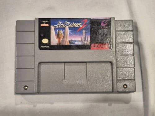 ActRaiser 2 (Super Nintendo Entertainment System) Authentic & *Tested