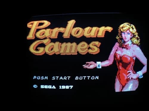 Parlour Games Video Game Sega Master System Cartridge Only