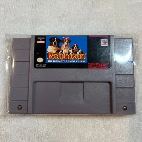 Beethoven The Ultimate Canine Caper! Nintendo SNES Cart Only Good Label