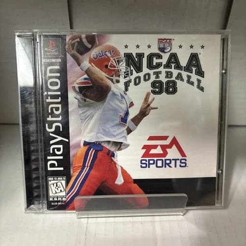 Ncaa Football 98 - PS1 Playstation Game Good Condition CIB Tested And Working