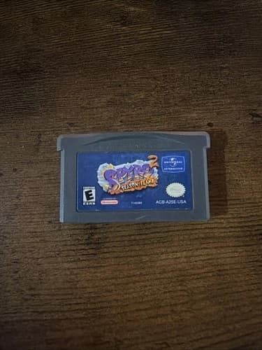 Spyro 2 Season of Flame Nintendo Game Boy Advance Cartridge - Tested