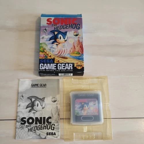 Sonic the Hedgehog (Sega Game Gear, 1991) Cib