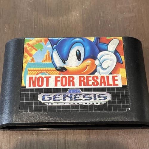 Sonic the Hedgehog (Sega Genesis 1991) Cartridge Only - NOT FOR RESALE
