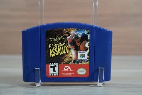 Wcw Backstage Assault (2000) *N64* (OEM) *Losse* Authentic
