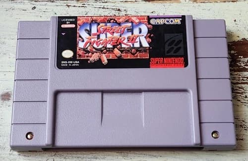 Super Street Fighter II SNES Tested Authentic USA Super Nintendo Capcom Cart