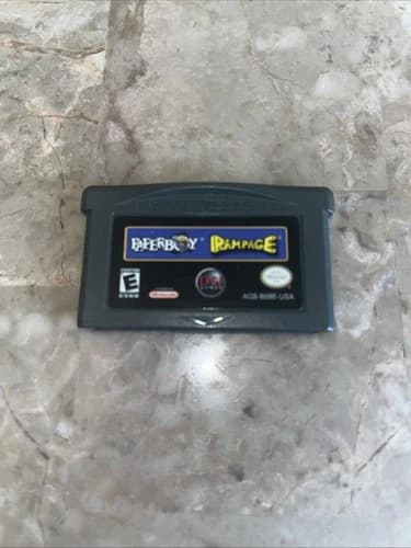 Paperboy Rampage Game Boy Advance Nintendo GBA Authentic Arcade 80s