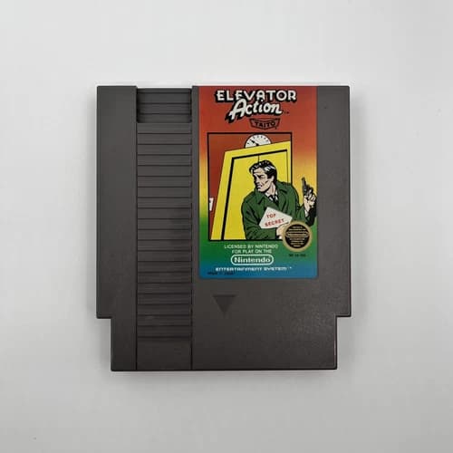 Elevator Action (Nintendo Entertainment System, NES 1987) Authentic *Tested