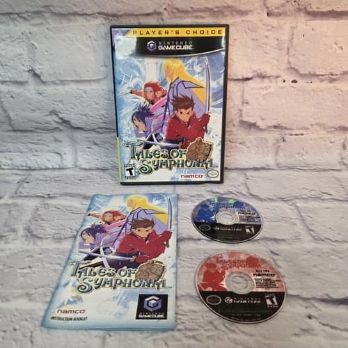 Tales of Symphonia Nintendo GameCube Working Game Complete 2 Disc