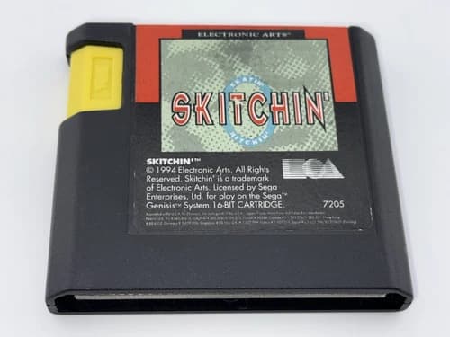 Skitchin' (Sega Genesis, 1993) Cartridge Only TESTED/WORKING Motorcycle/Skating