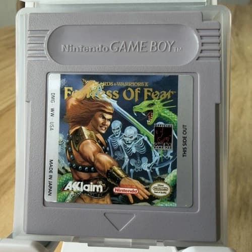 Fortress of Fear: Wizards or Warriors X - Nintendo Gameboy - Authentic - Working