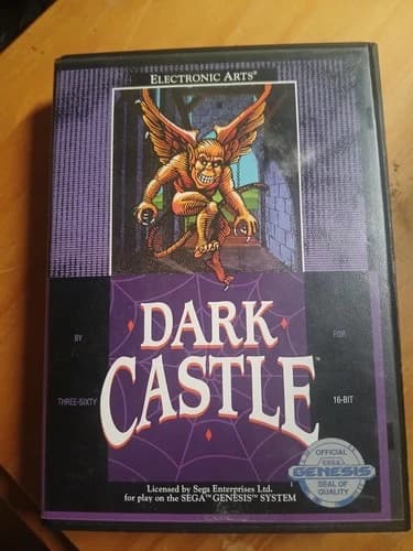 Sega Genesis Dark Castle - Complete W/ Manual