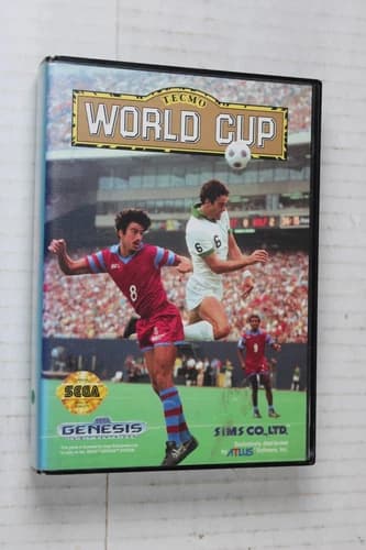 Tecmo World Cup Soccer (Sega Genesis, 1992) Authentic, tested/works