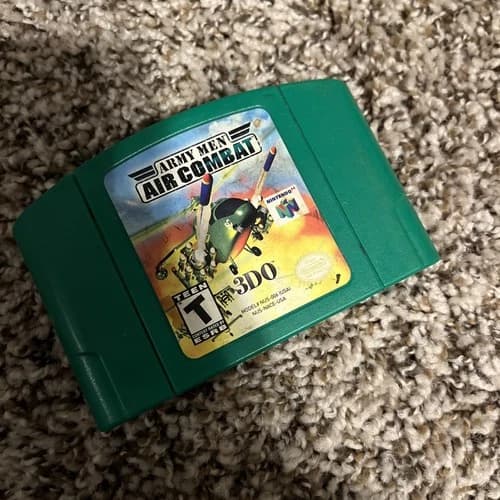 VTG Army Men: Air Combat (Nintendo N64, 2000) Authentic Cart Only Tested Working