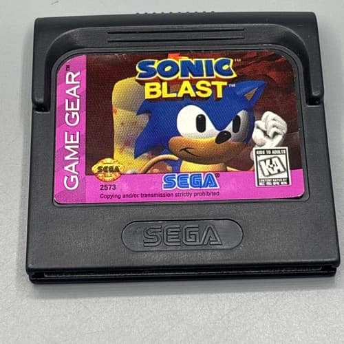 Sonic Blast (Sega Game Gear) – Cart Only – Tested – Cleaned – Very Nice