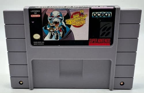 The Adventures of Mighty Max (Super Nintendo SNES)- TESTED & WORKS