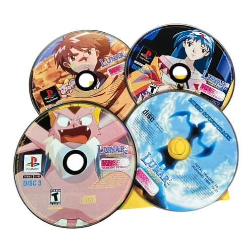 Sony PlayStation 1 PS1 Disc Only TESTED Lunar 2: Eternal Blue Complete w/ CD