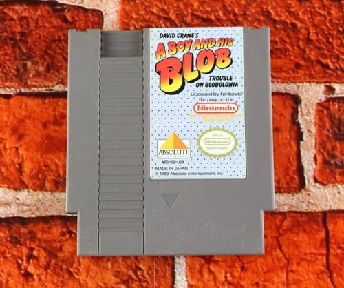 A Boy And His Blob (Nintendo NES, 1985) Authentic TESTED Working!