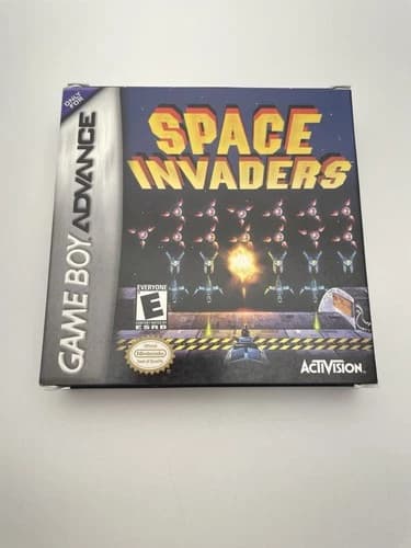 Gameboy Advance GBA Space Invaders Complete In Box Cib
