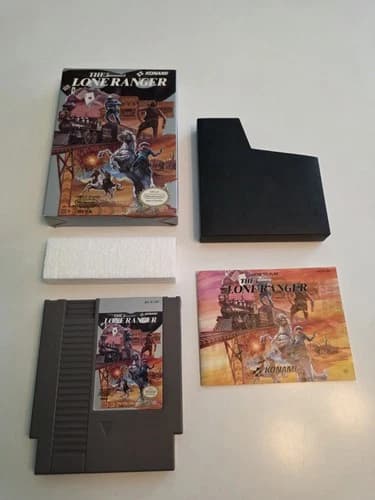 Konami The Lone Ranger Nintendo NES 1991 Complete Manual Included