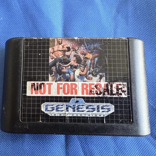 Streets Of Rage 2 Not For Resale (Sega Genesis) Game Cart Only Authentic Tested