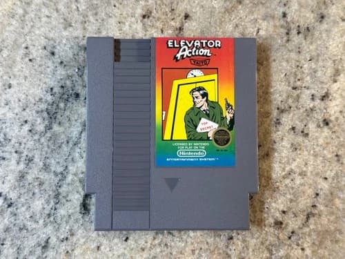 Original Nintendo NES Video Game Cartridge - Elevator Action
