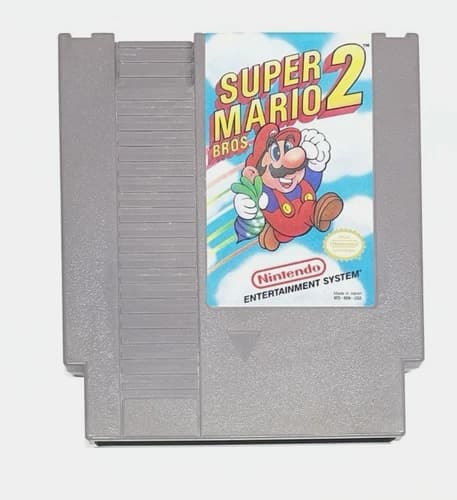 Super Mario Bros 2 (Nintendo Entertainment System, 1988) NES Tested